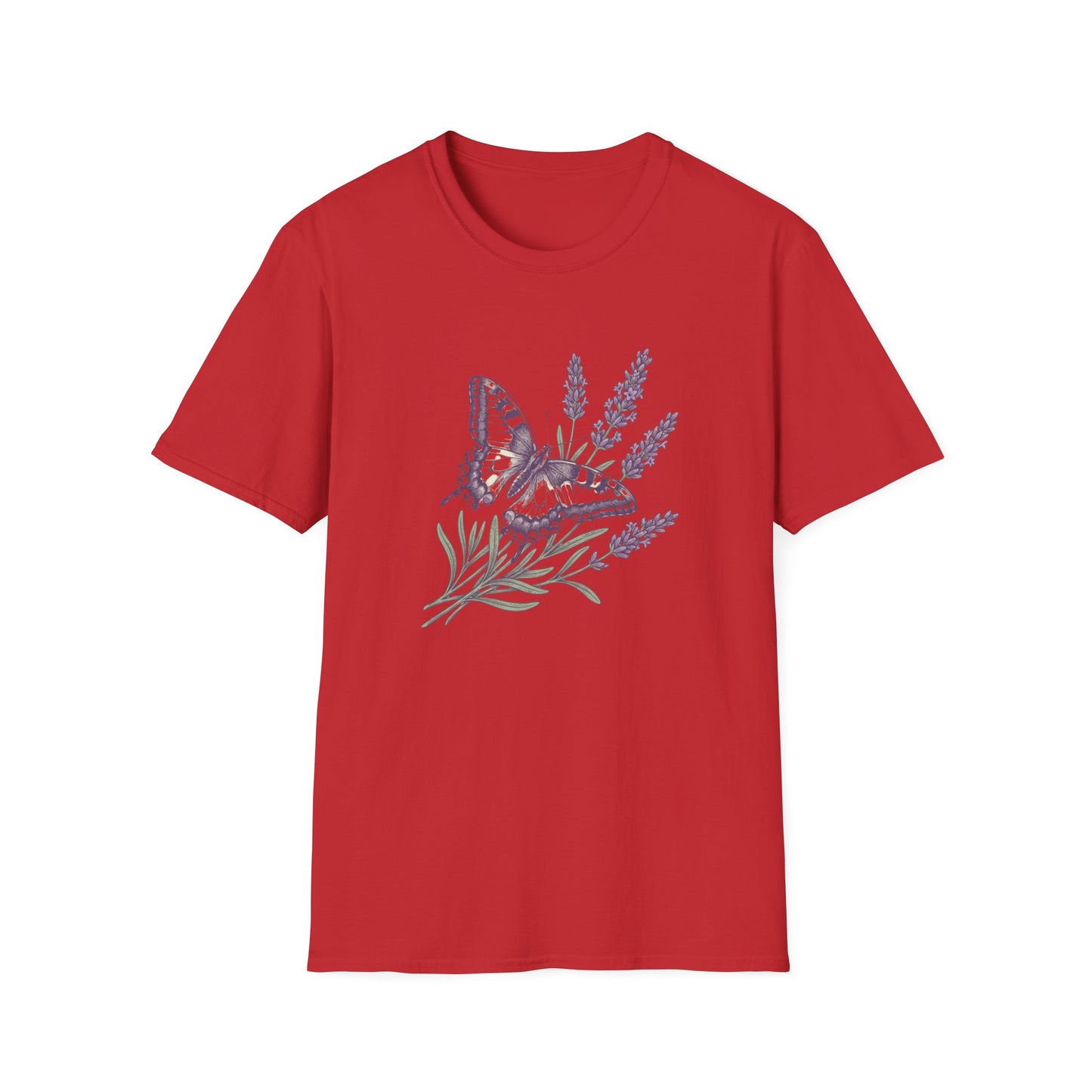 Butterfly & Lavender T-Shirt —T-Shirt