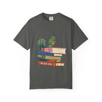 Read On T-Shirt — Bookworm Caterpillar Graphic Tee