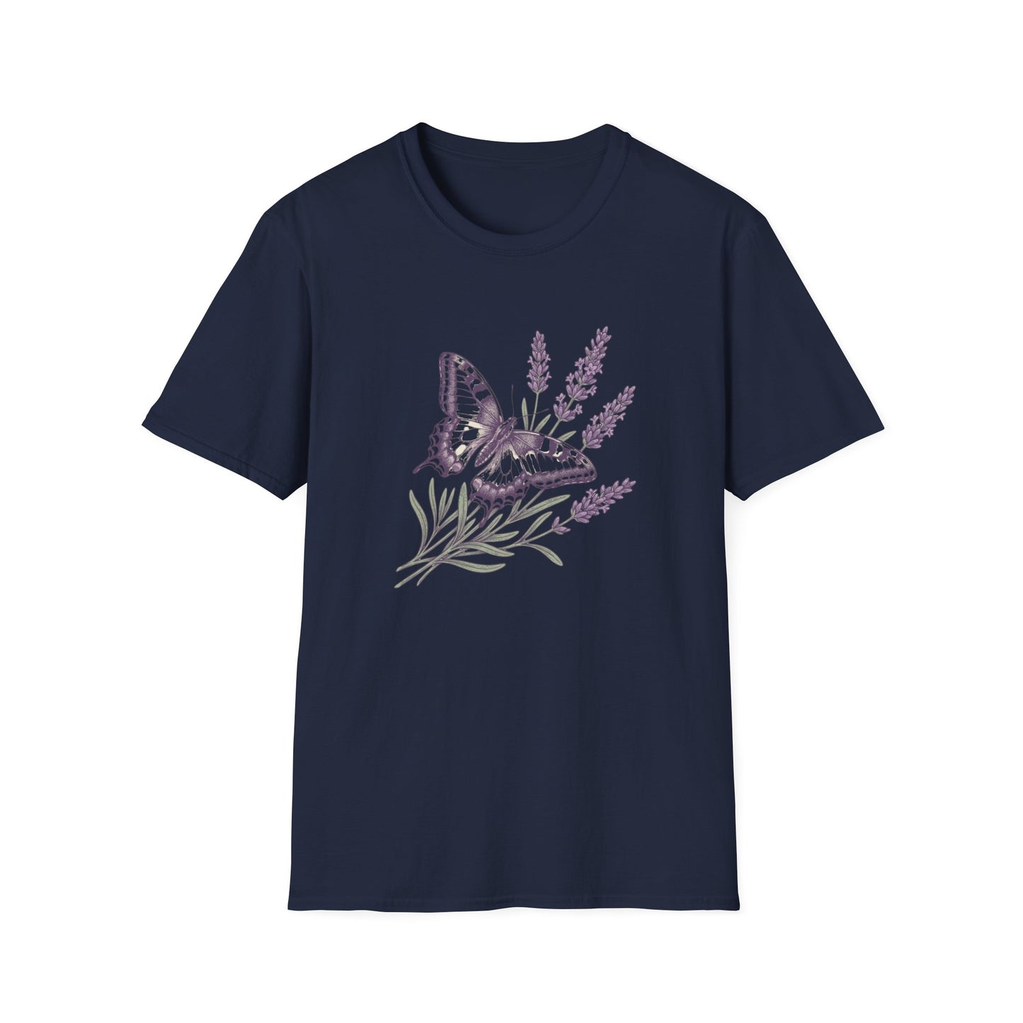 Butterfly & Lavender T-Shirt —T-Shirt