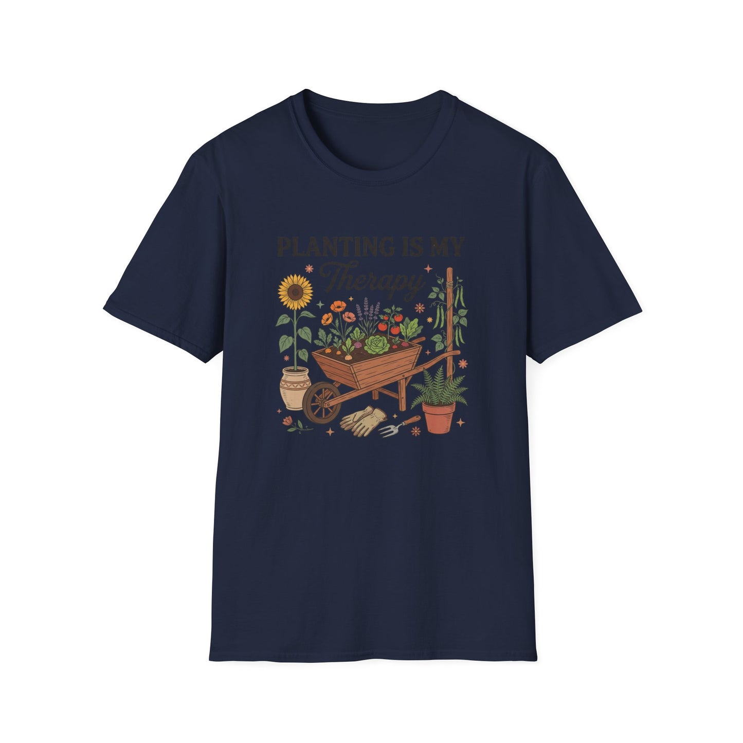 Planting is My Therapy  T-Shirt