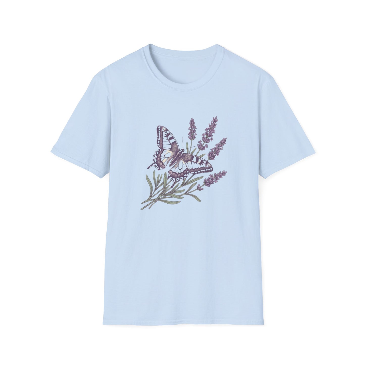Butterfly & Lavender T-Shirt —T-Shirt