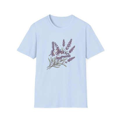Butterfly & Lavender T-Shirt —T-Shirt
