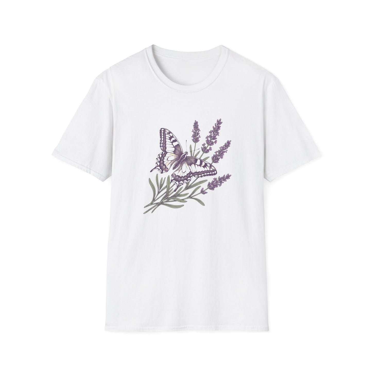 Butterfly & Lavender T-Shirt —T-Shirt
