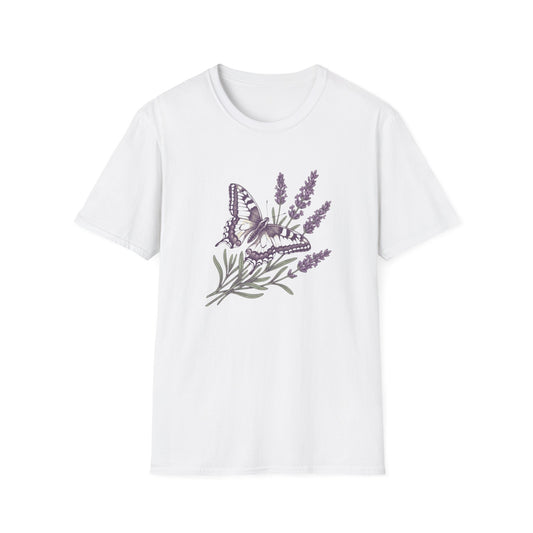 Butterfly & Lavender T-Shirt —T-Shirt
