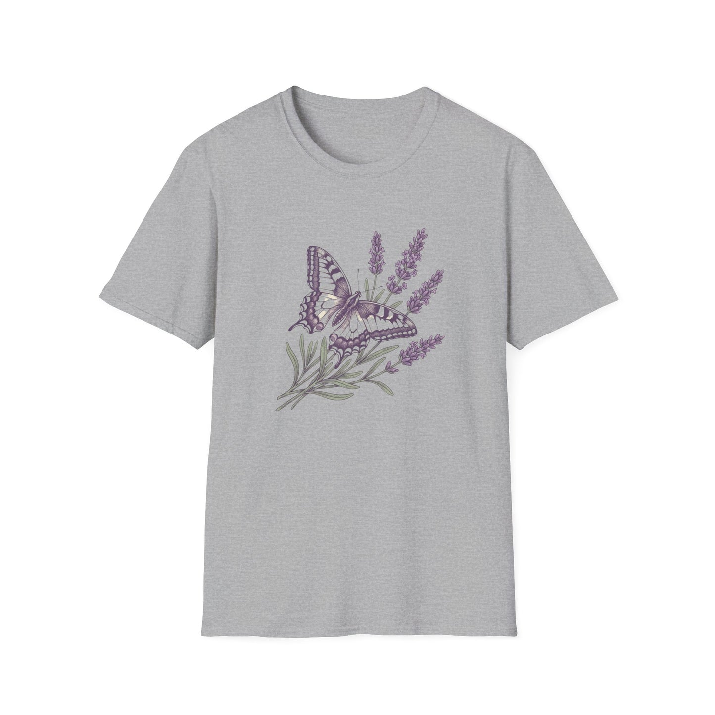 Butterfly & Lavender T-Shirt —T-Shirt