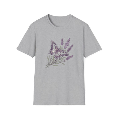 Butterfly & Lavender T-Shirt —T-Shirt