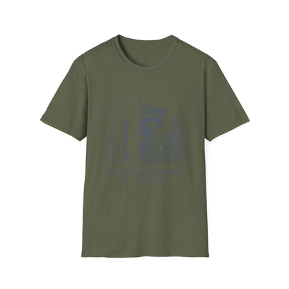 Here for the Compost, Not the Drama - Raccoon Peeking T-Shirt