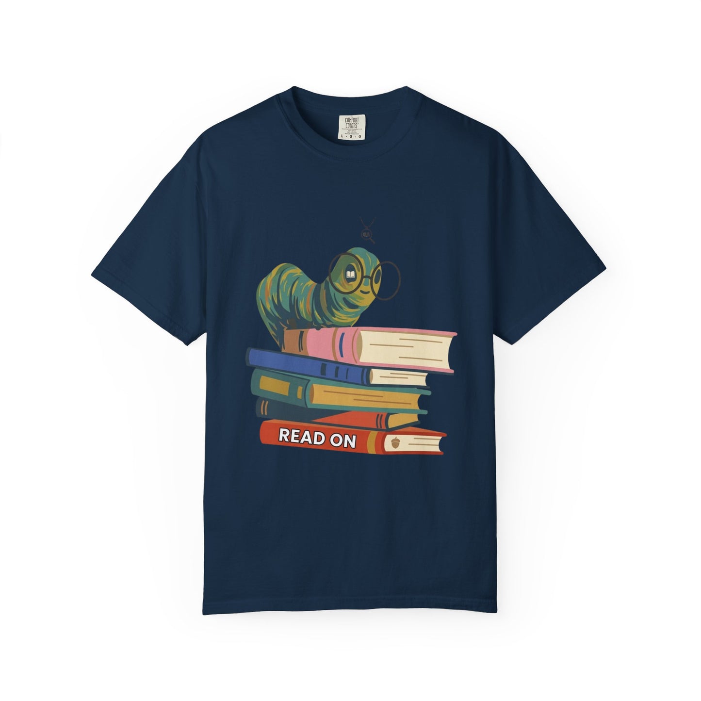 Read On T-Shirt — Bookworm Caterpillar Graphic Tee