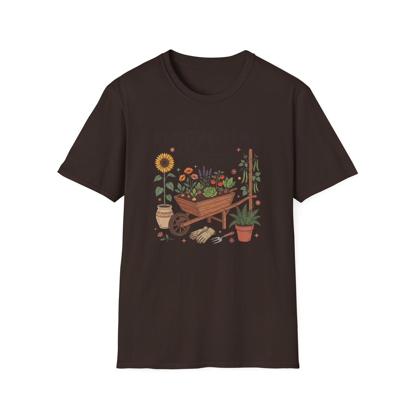 Planting is My Therapy  T-Shirt