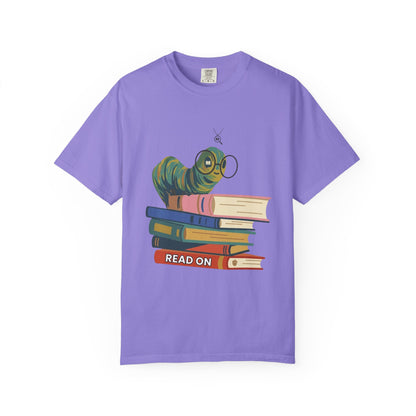 Read On T-Shirt — Bookworm Caterpillar Graphic Tee